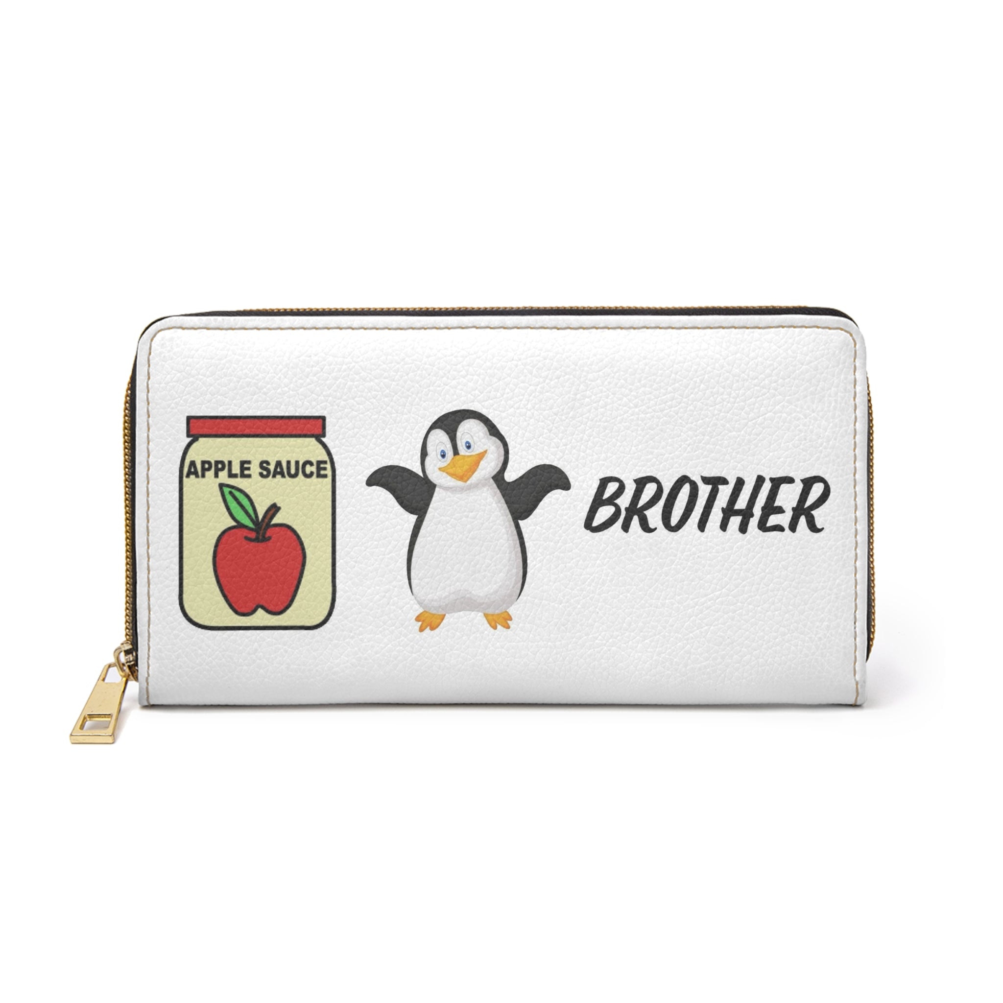 Applesauce Penguin Brother Zipper Wallet