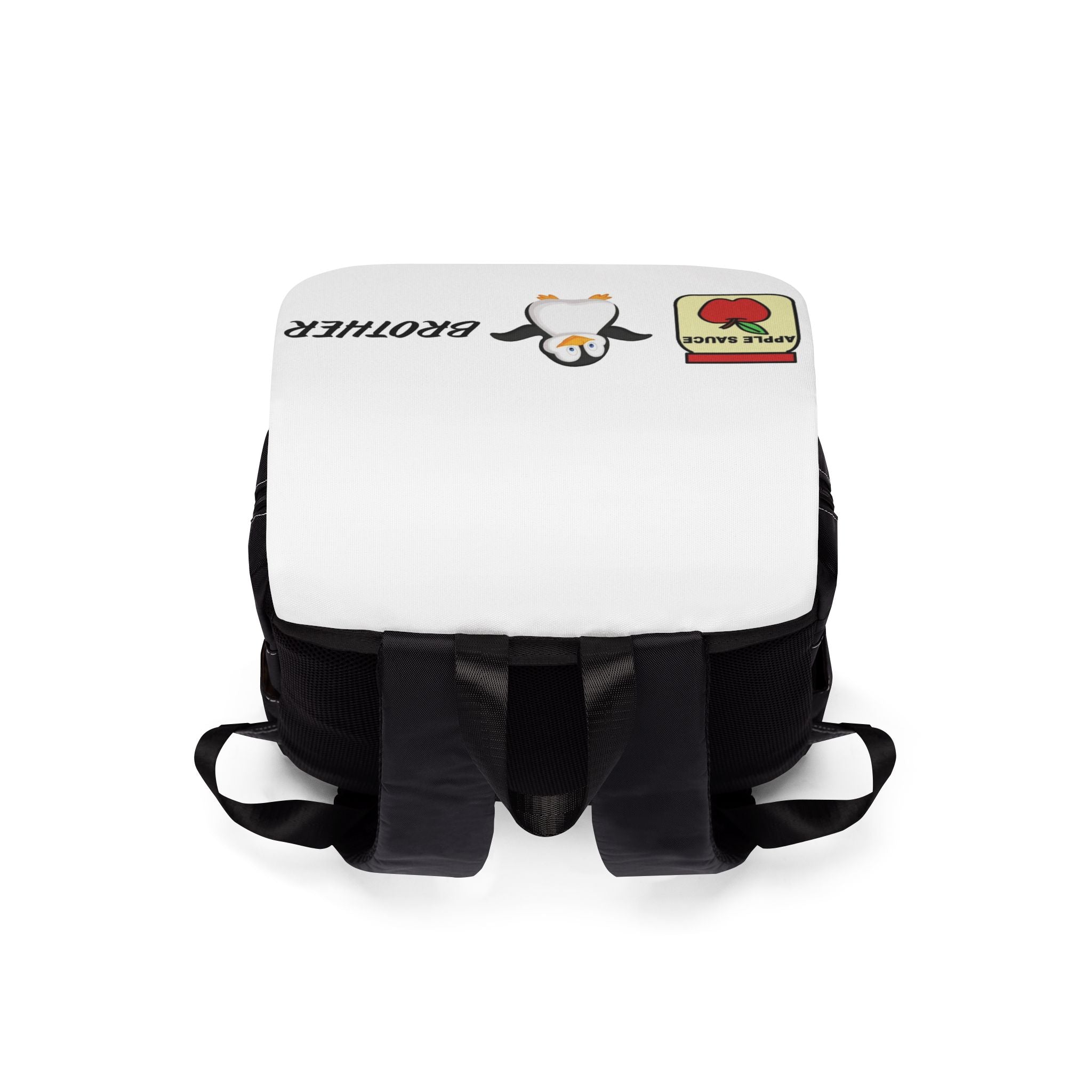 Applesauce Penguin Brother Casual Shoulder Backpack