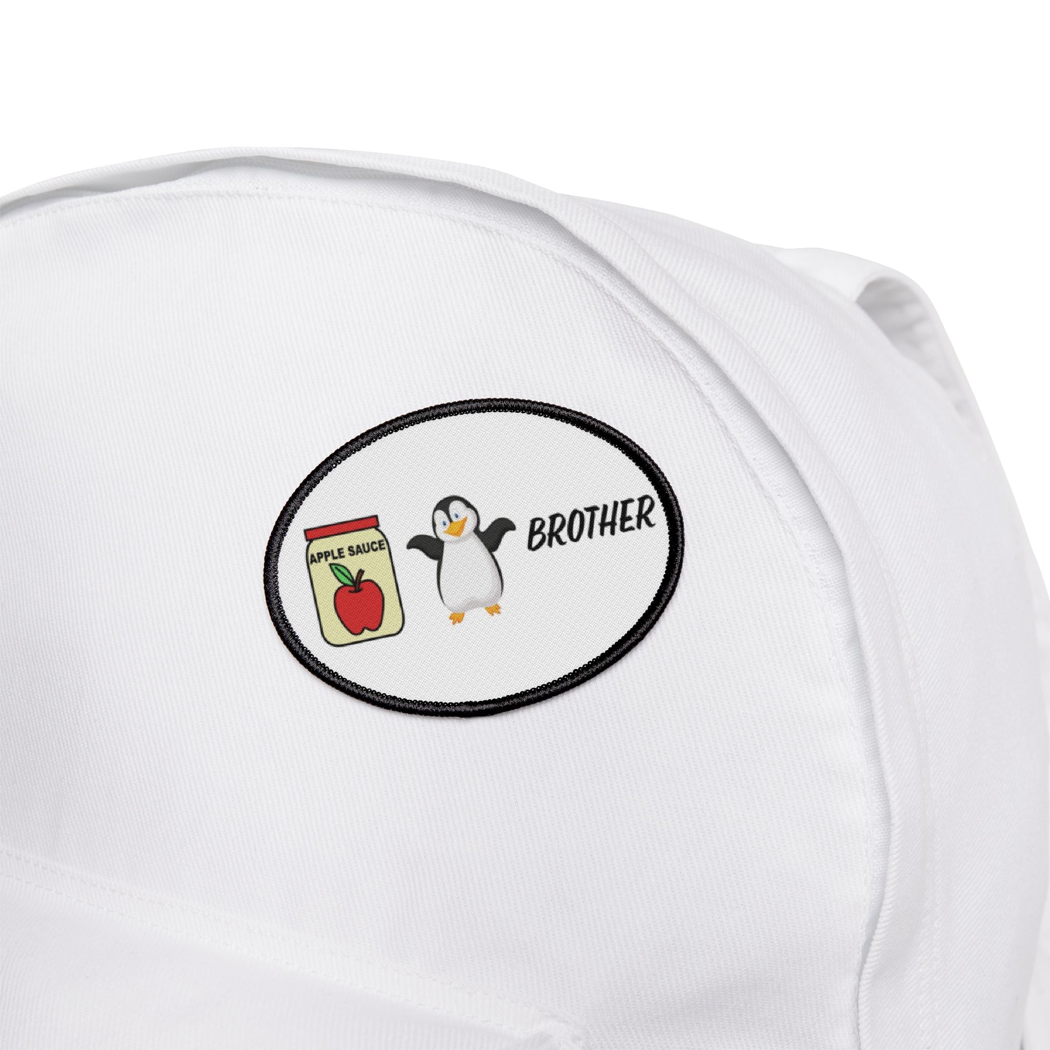 Applesauce Penguin Brother Iron-On Patches