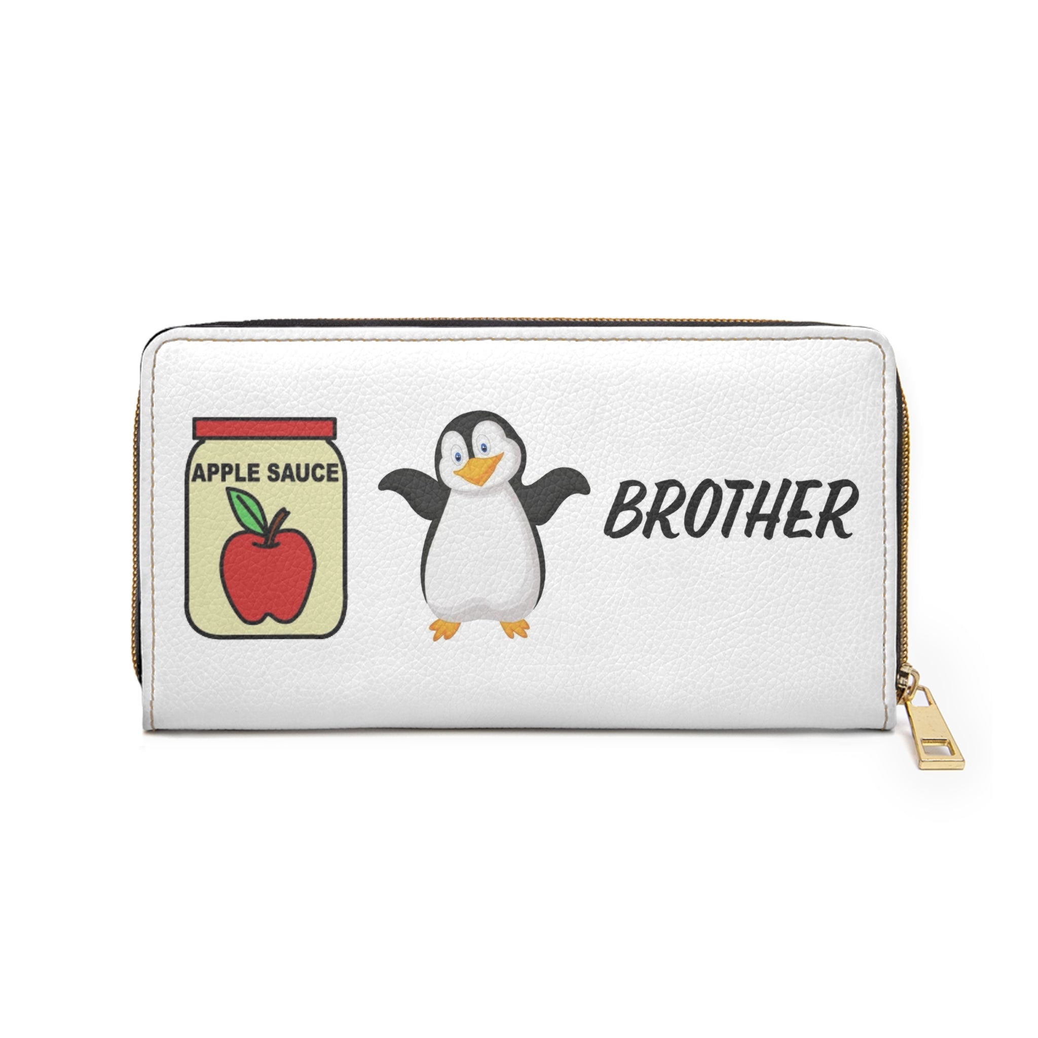 Applesauce Penguin Brother Zipper Wallet